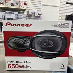 Car Speaker Pioneer 6x9 3-way, 650w Max Altavoz Bocina Corneta De Carro Ts-a6977s (pair)