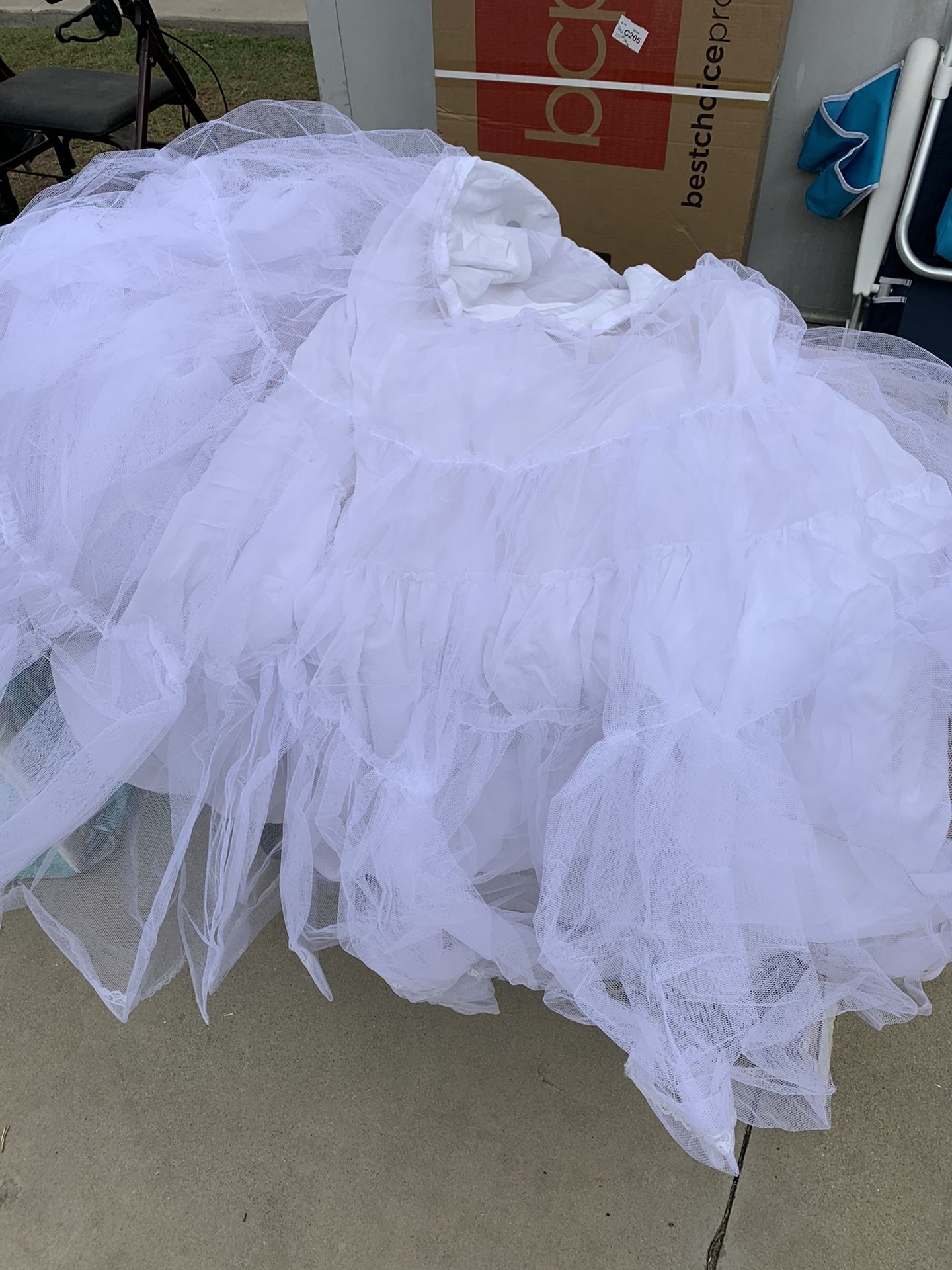 David’s Bridal Ballgown skirt
