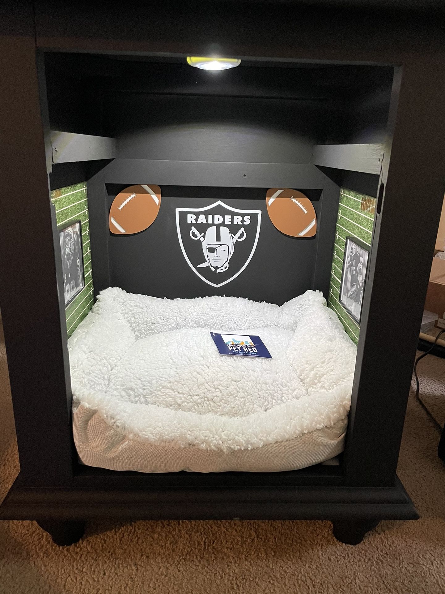 Raiders Dog Or Cat Bed 