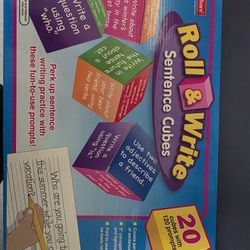 Roll & Write SENTENCE cubes-Lakeshore