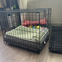 Dog Crate And 2 Dog Matt’s 