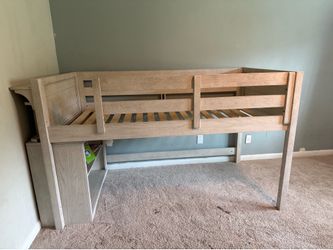 Loft Bed with Book shelf and Dresser