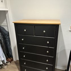 Queen Bed + Nightstand + Dresser  + Desk + Mirror