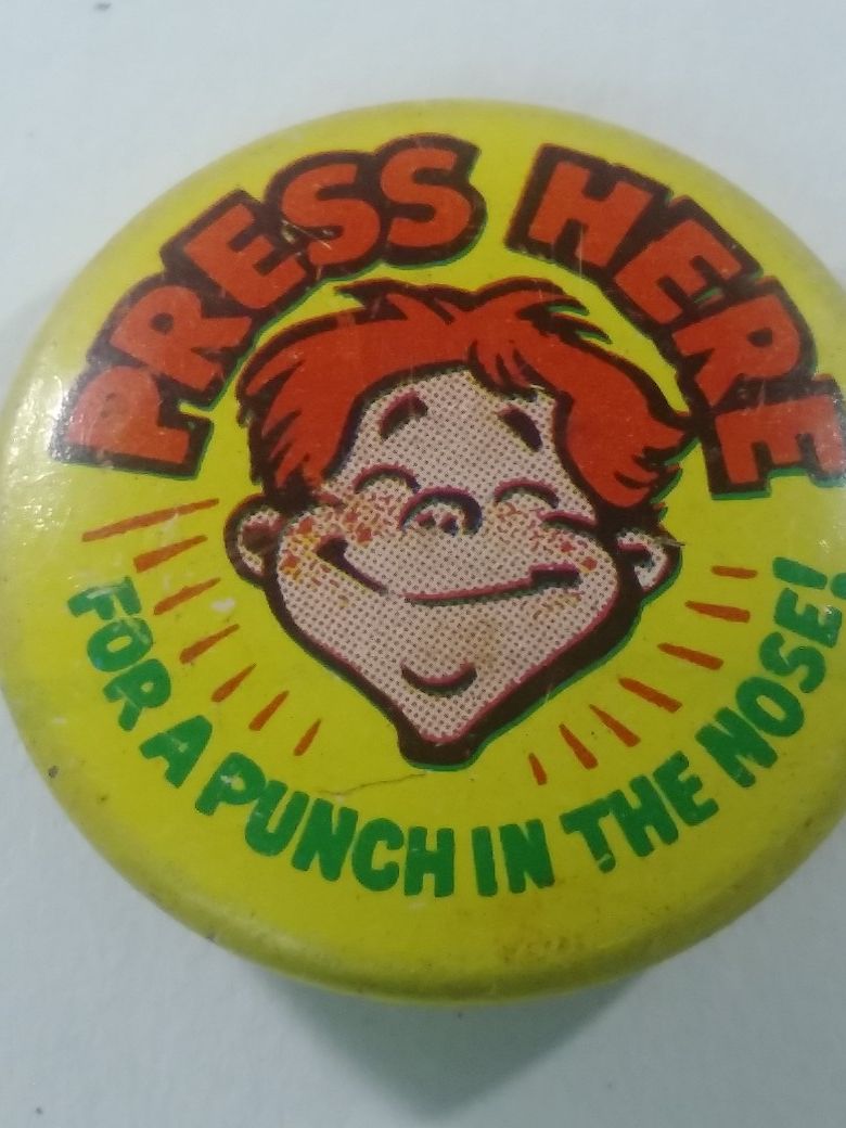 60s comic mini button