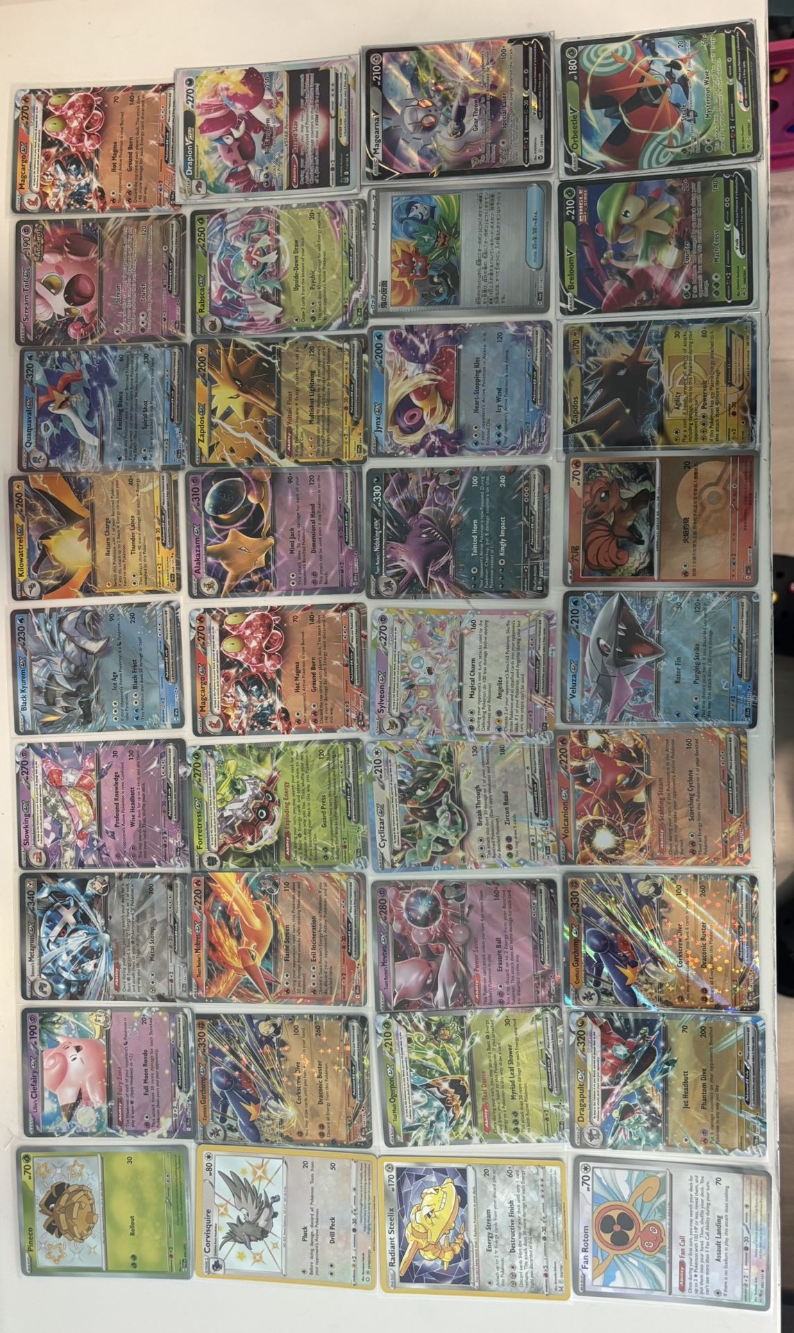 36 Pokemon Card Lot - Ex, V, Vmax, Etc