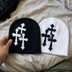 Y2K Street Style Cross Beanie