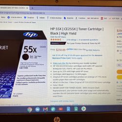 HP Laser Toner Cartridge 55x