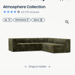 Cozey Atmosphere Storage Sectional Sofa