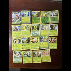 Pokémon Trading Cards ( Weedle, Kakuna and Beedrill )