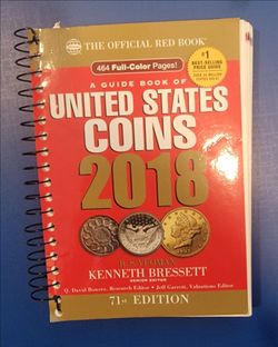 ☆○Whitman Official Red Book 2018 Guide Book of United States Coins 71st Ed