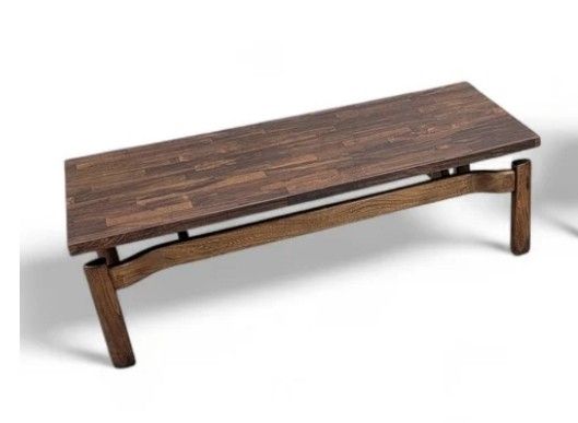 Mid Century Modern Jens Risom Style Floating Formula Coffee Table