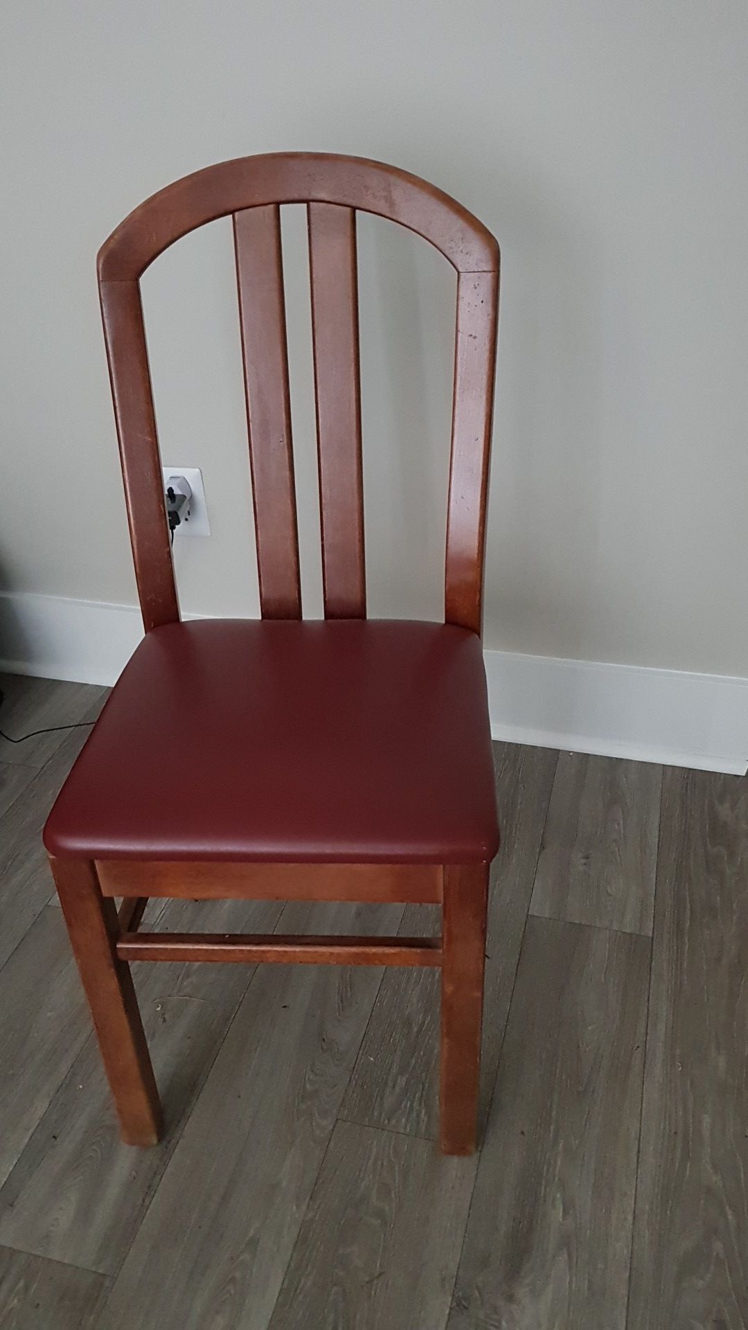 2 wooden chairs for pick up only