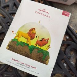 Disney Lion King Keepsake Ornaments 25th Anniversary 