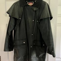 Mens Oilskin Coat Size Medium