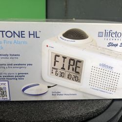 Bedside Fire Alarm/clock