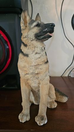 German Shepherd Statue