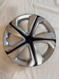 ONE (1) 16” Honda Civic Wheel Cover (Hubcap) – Black & Chrome – Single