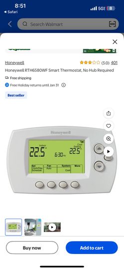 Honeywell Smart Thermostat 