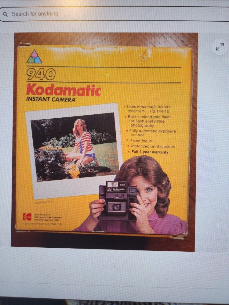 Used Kodamatic 960 Instant Camera