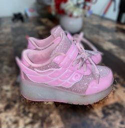 Girl Roller Shoes Sneakers with LED lights