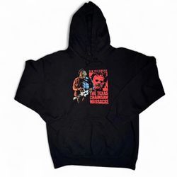 Texas Chain Saw Massacre Pull Over Hoodie Jacket - Size Medium Leatherface 50th Anniversary Horror Vintage VTG     #horror #halloween #nightmareonelms