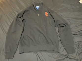 Black USC Zip Up Sweater
