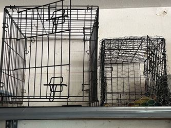 Black Wire Animal Cages