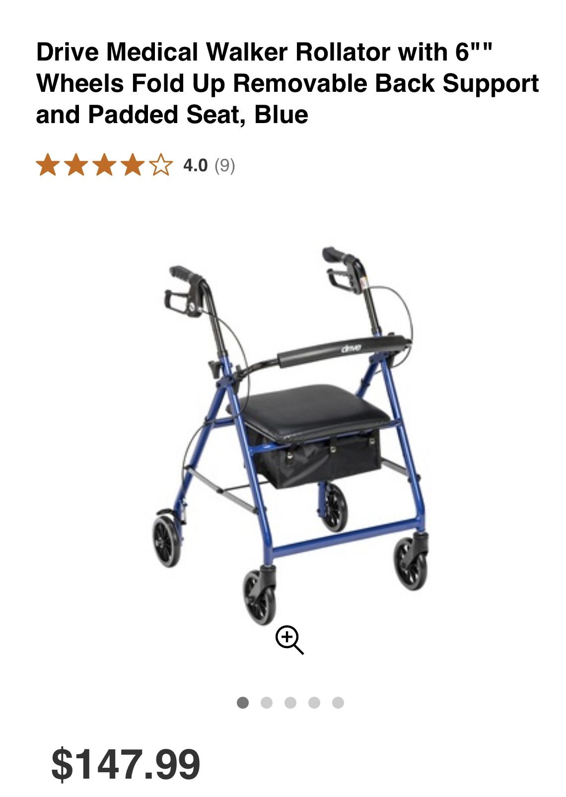 Drive Medical Walker Rollator