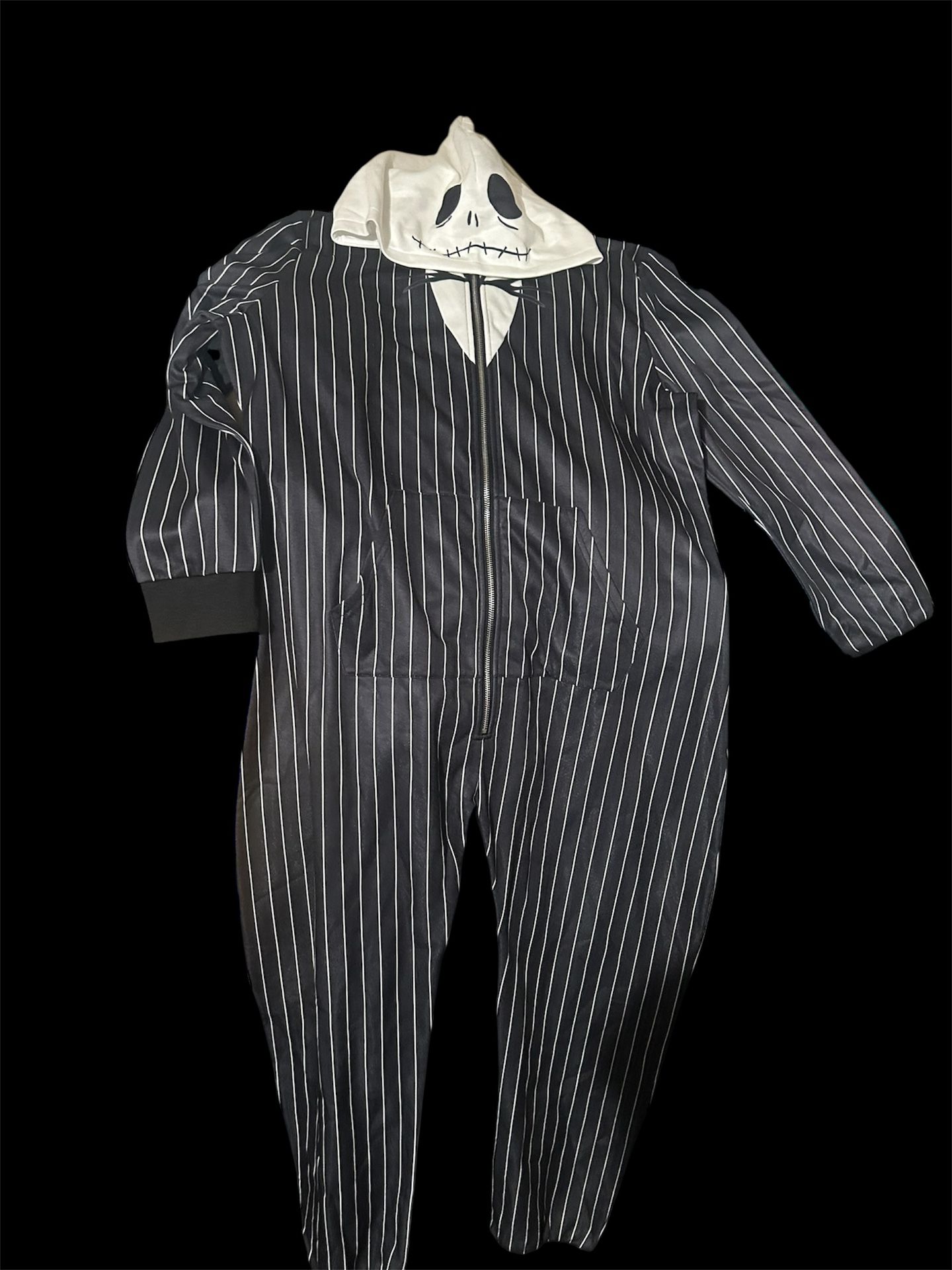 Jack Skellington Onesie Costume for Adult Women and Men