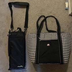 Bundle: Athletico Insulated Beverage Cooler Bag & Igloo Houndstooth Cooler Tote