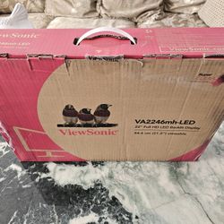 ViewSonic VA2246M-LED 22 Inch Full HD 1080p LED Monitor with DVI and VGA Inputs,Black