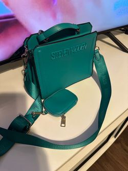 Steve Madden Bevelyn Convertible Crossbody Bag (Teal)