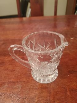Crystal Creamer Glass