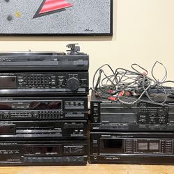 1980s Kenwood Stereo System — 7 Vintage Components