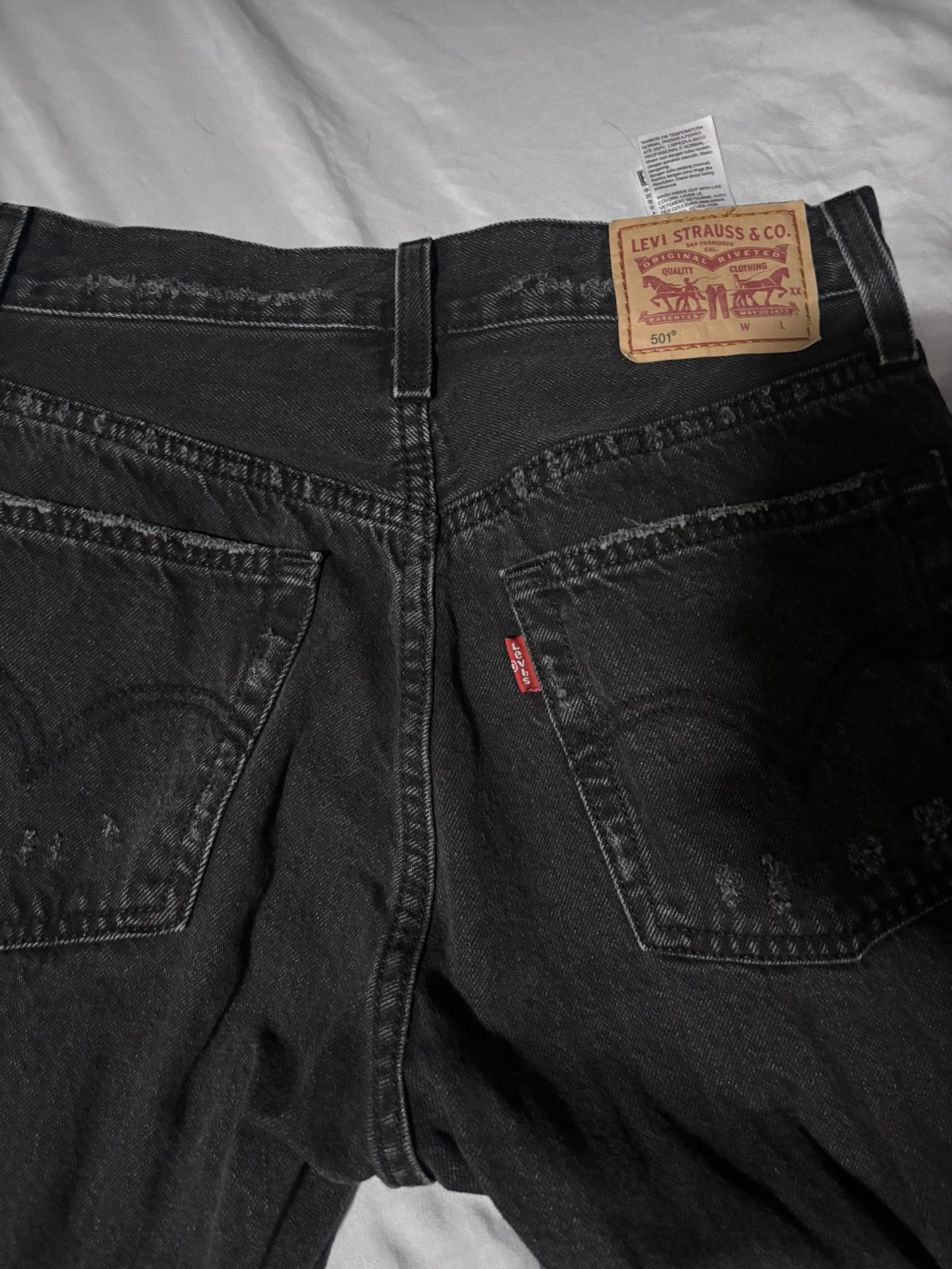 Levi’s  Black Ripped Jeans