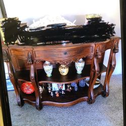 Console Oak Table
