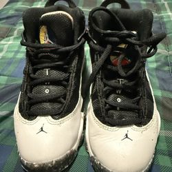 Jordan 9s white and black trainers #sneakers #basketball
