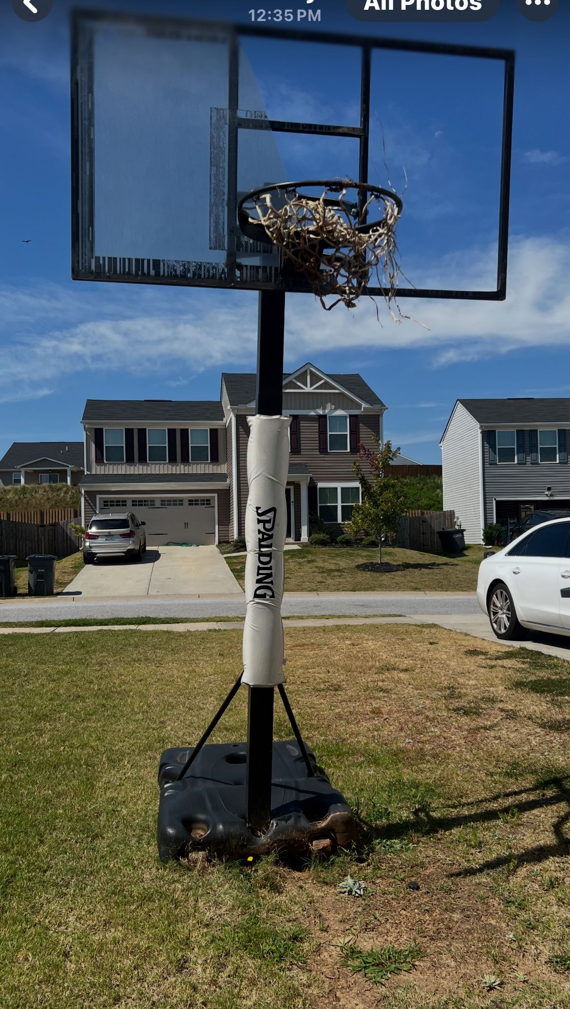 Free Basketball Hoop (Backboard Needs Replaced)