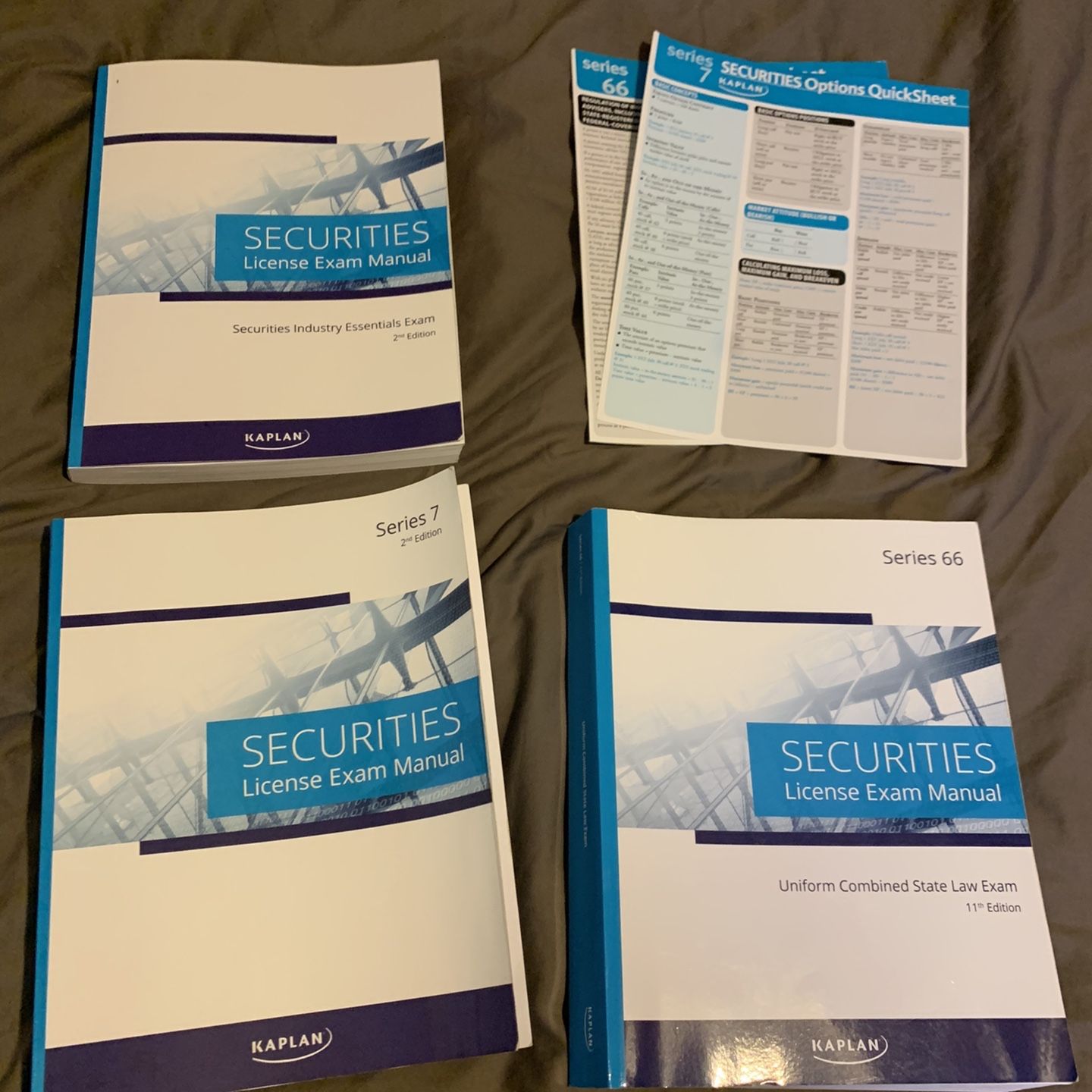 Kaplan SIE, Series 7 & 66 Textbooks