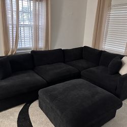 Black Modular Couch - Moving 24hrs! Everything Must Go!! 