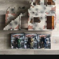 NEW Military Army Solider Figure Battle Building Fort Base Toy Set Not GI Joe 