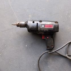 Vintage Craftsman electric drill variable speed double insulated model number (contact info removed)1