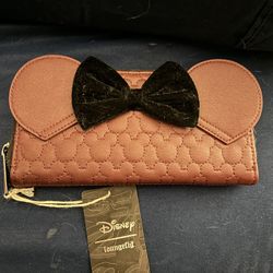Maroon Disney Loungefly Wallet 