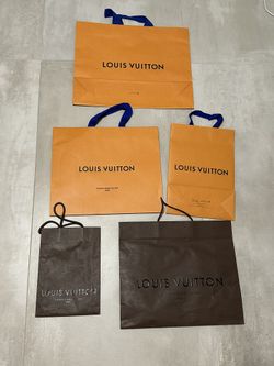 Louis Vuitton Paper Bag in Various Sizes x5