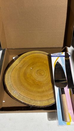Cake Stand with knife set