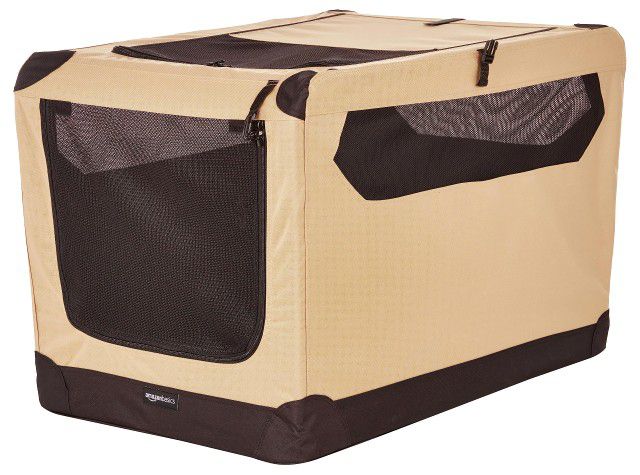 AmazonBasics Folding Soft Dog Crate, 36" L - 36"

