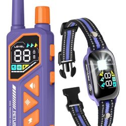 Dog Collar Training with Remote - 3300Ft & IP67 Waterproof Dog Training Collar with Beep Vibration & Shock Modes, Rechargeable Waterproof Shock Bark C