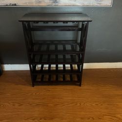 NEW Wine Rack with Glass Hanger