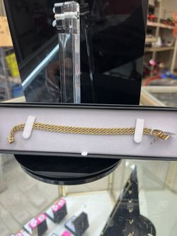 14k braided rope bracelet 