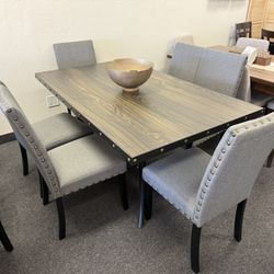 Dining Table With 6 Chairs 